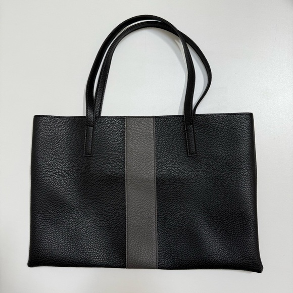 Brand New Vince Camuto Black Vegan Leather Women’s Tote Bag - Picture 3 of 7
